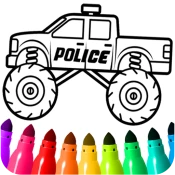 Monster Car and Truck Coloring Premium Mod