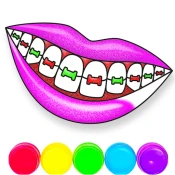 Glitter Lips Coloring Game Premium Mod
