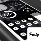 Pasty Pro - White Icon Pack Premium Mod