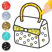 Glitter Handbags Coloring Book Premium Mod