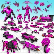 Crocodile Robot Transform Car Game Cheats