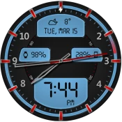 Chrome LED HD Watch Face Premium Mod