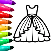 Dress Coloring Game Glitter Game Cheats