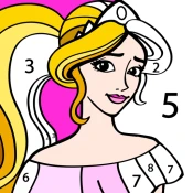 Princess Coloring by Number Premium Mod