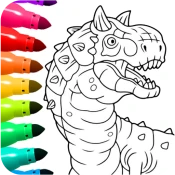 Dinosaur Coloring Book Glitter Game Cheats